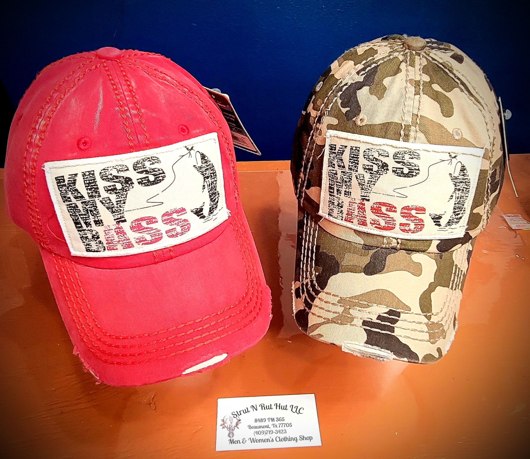 KISS MY BASS HATS