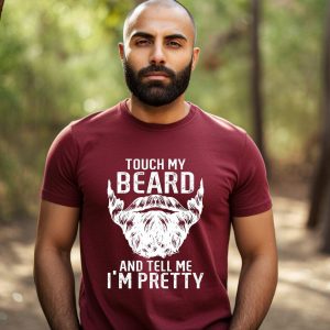 TOUCH MY BEARD AND TELL ME I'M PRETTY\Antique Cherry Red