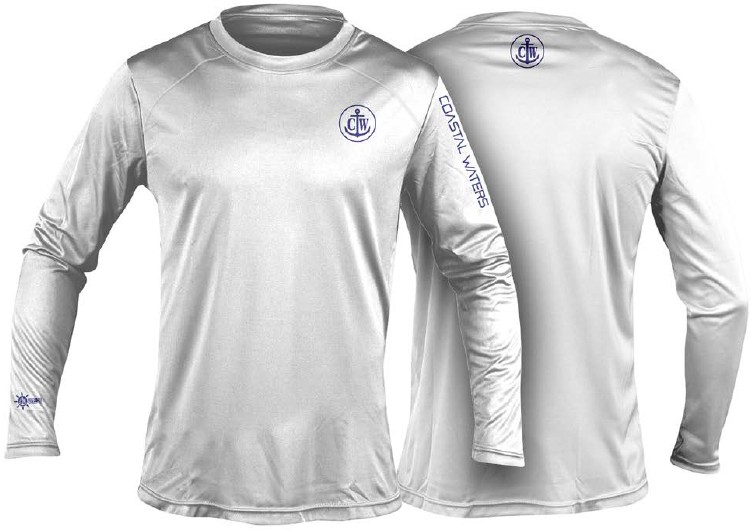 White Coastal Water UPF 50 Performance Tee