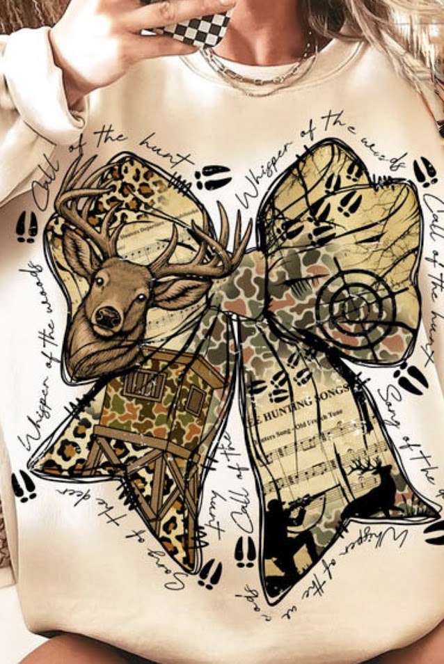 🦌"Whispers of the Woods"🌿SWEATSHIRT